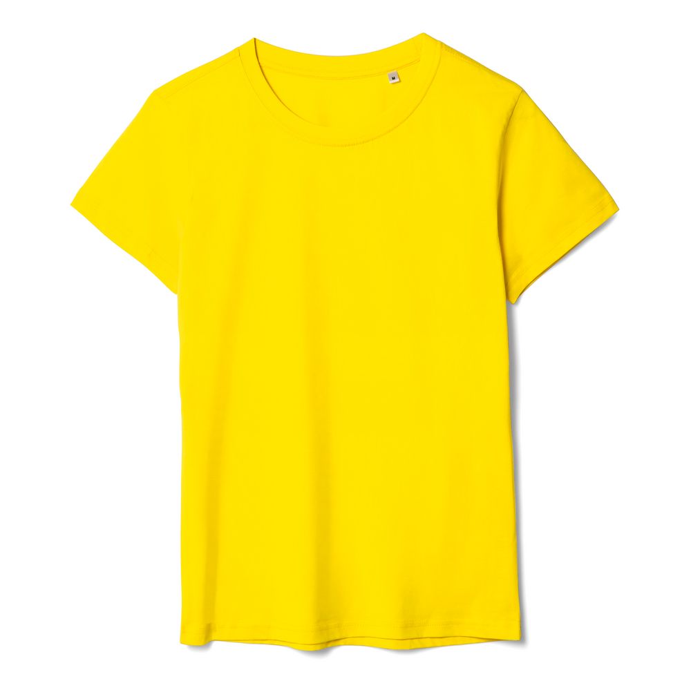 Футболка женская T-bolka Lady, желтая-0