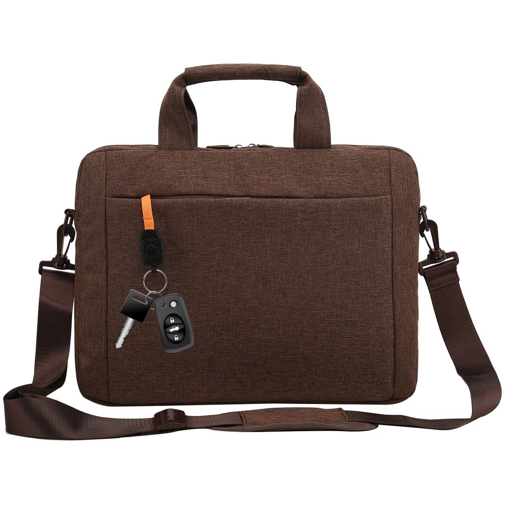 Сумка для ноутбука L225, коричневая-4