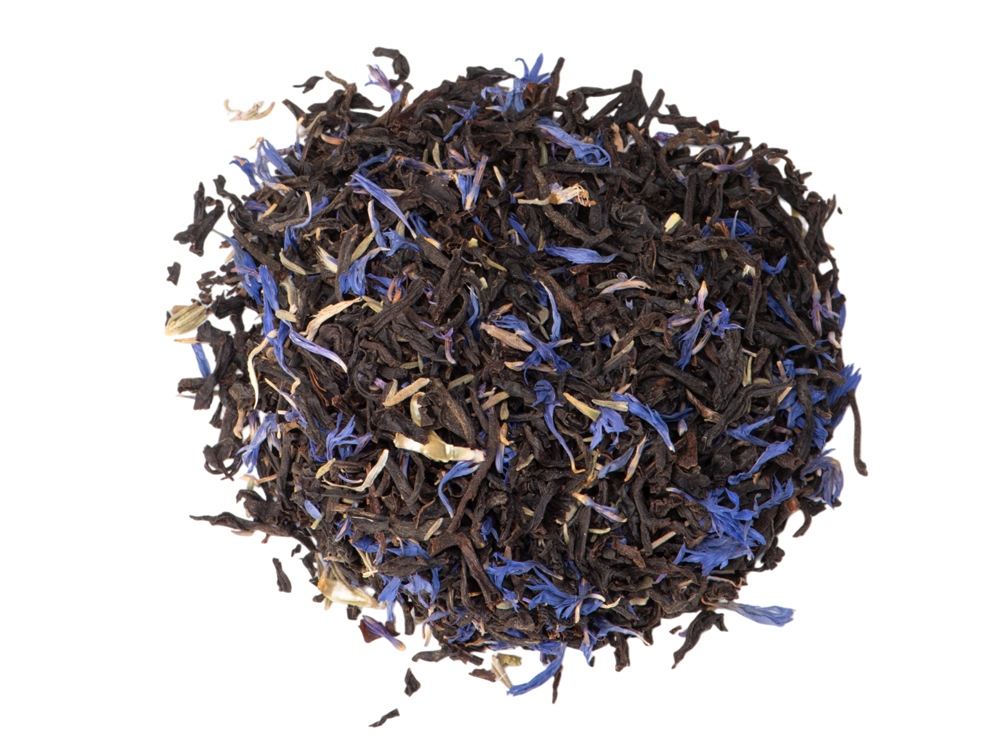 Чай черный, серия Essence, с чабрецом и лепестками василька, стеклянная банка-5