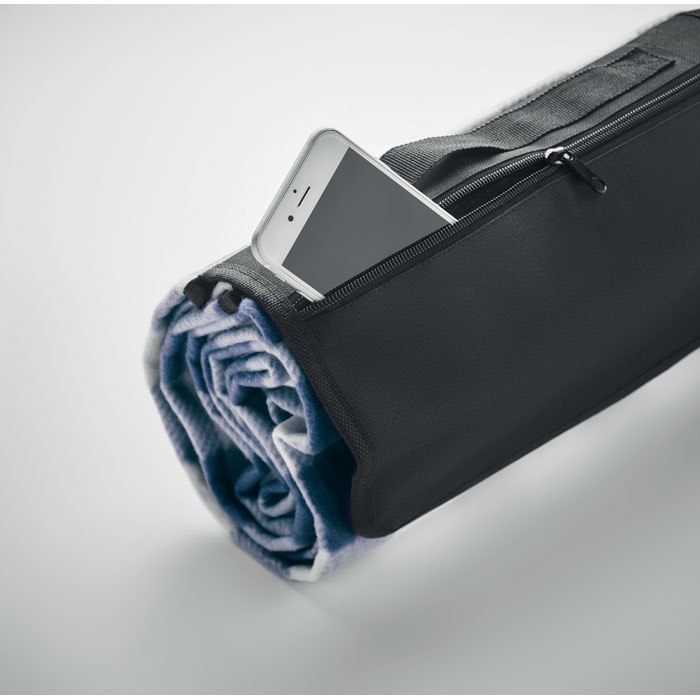 Плед, синий-2