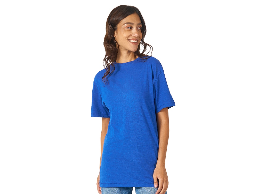 Футболка из джерси с протяжками Portofino унисекс, классический синий-2