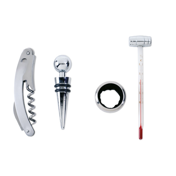 Набор винный, серебряный-1