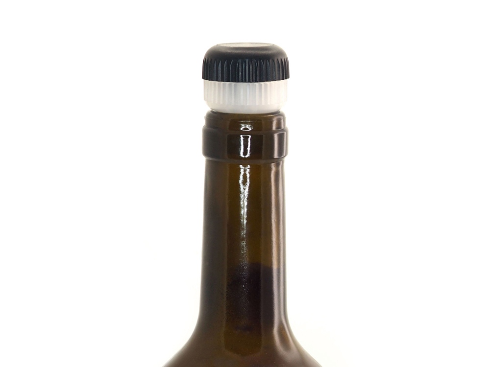 Пробка-каплеуловитель 2-в-1, черный/белый-1