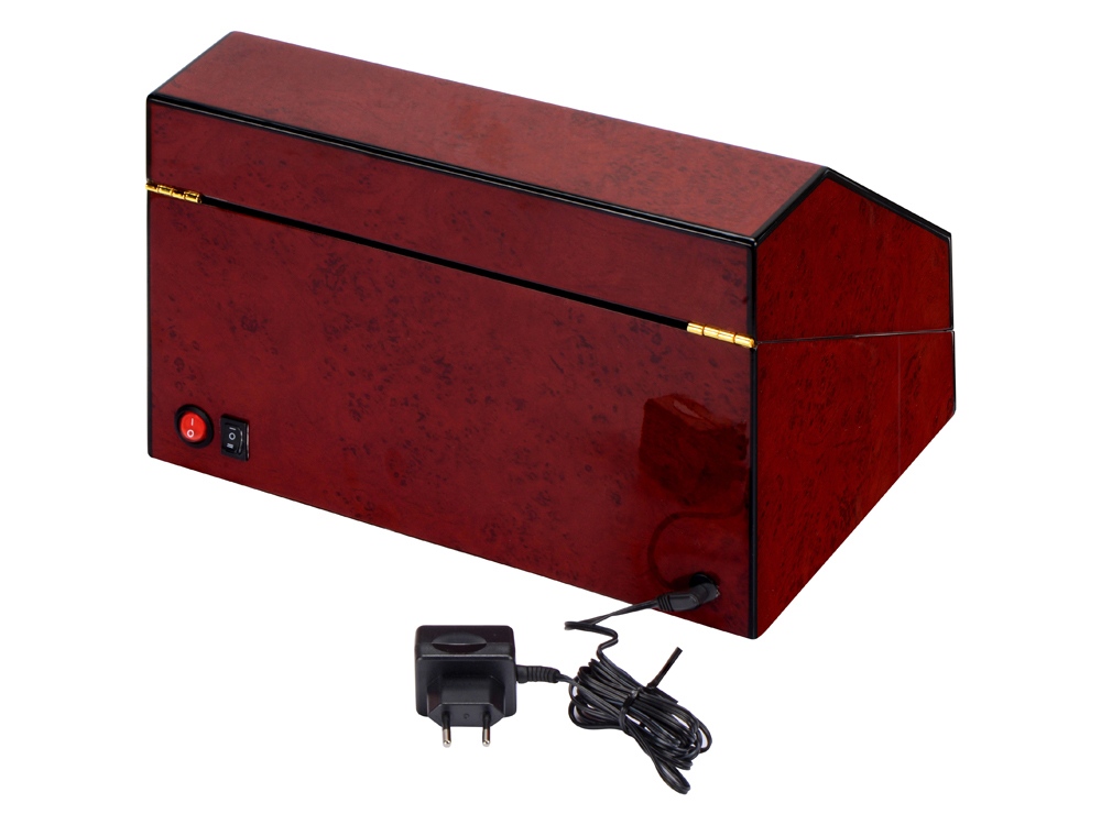 Шкатулка для часов с автоподзаводом Цюрих, красное дерево-2