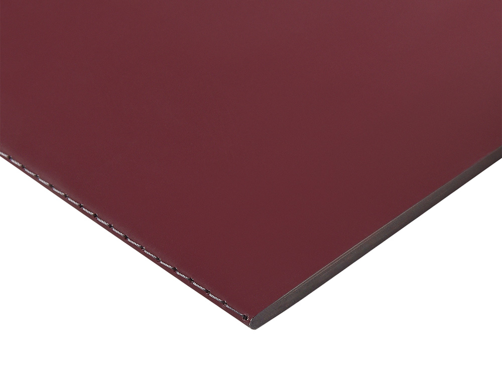 Бизнес-тетрадь А5 Pragmatic Contrast, 40 листов в клетку, бордовый с темно-серым срезом-1