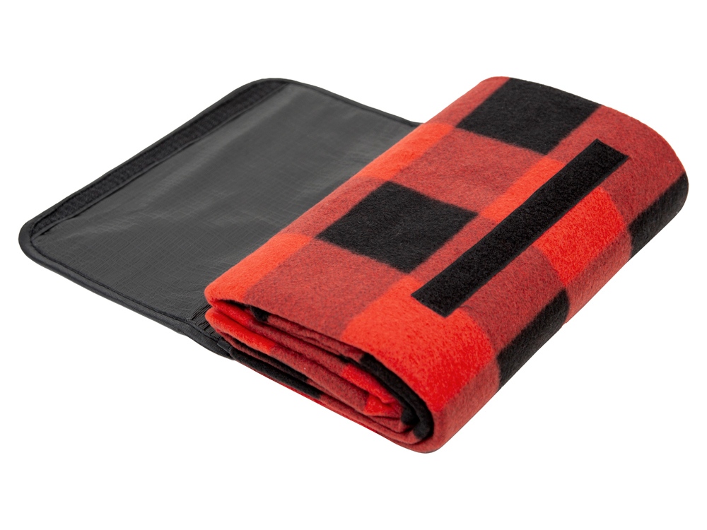 Плед для пикника Recreation, красный/черный-1