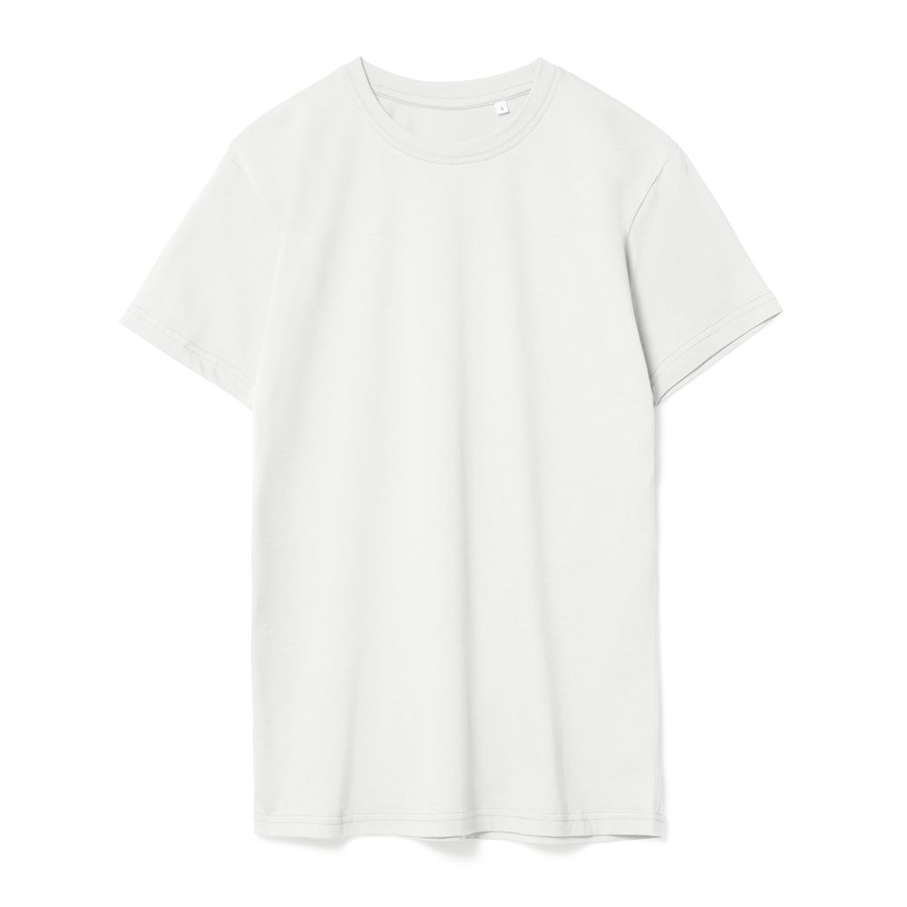 Футболка унисекс T-Bolka 160, белая (теплый оттенок)-0