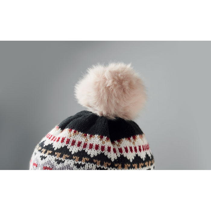 Шапка-ушанка, черный-1