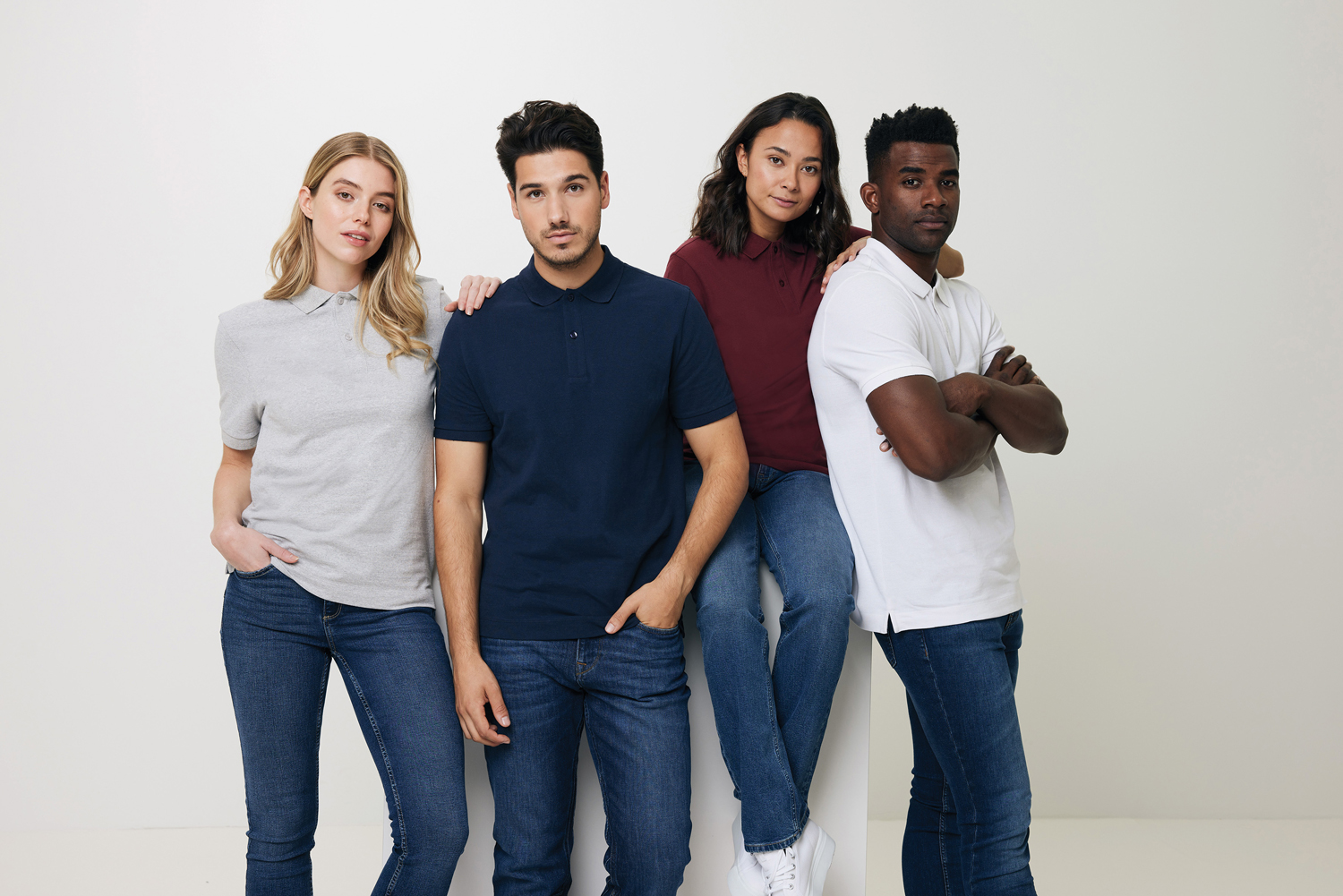 Рубашка поло Iqoniq Yosemite из переработанного хлопка-пике, унисекс, 220 г/м²-33