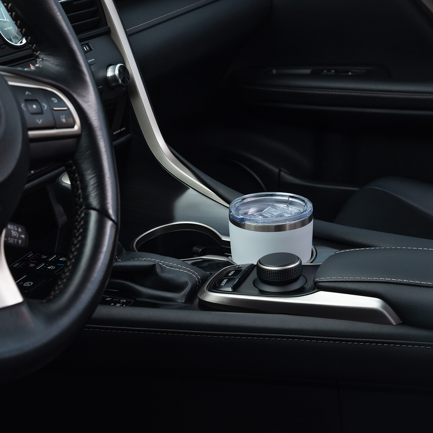 Термокружка вакуумная Viva, черная-7