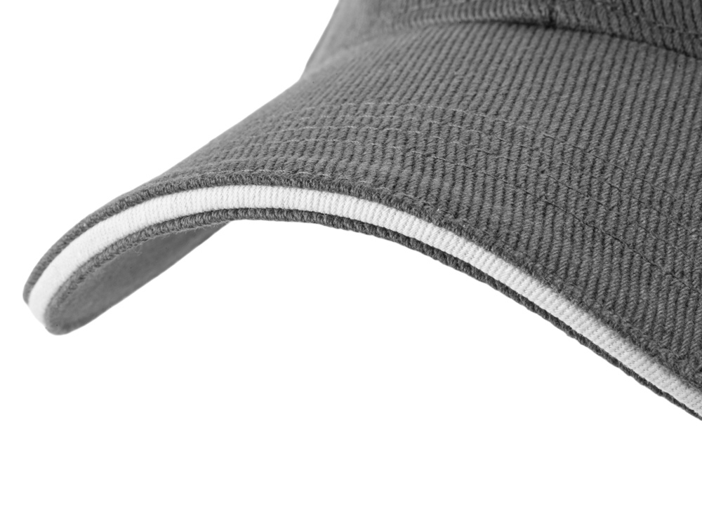 Бейсболка Cancun, темно-серый/белый-7