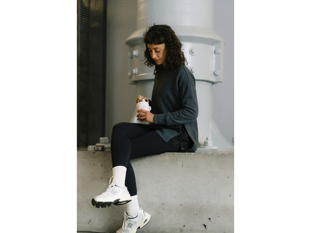 Банка для еды объемом 400 мл с ложкой-вилкой Stanley Legendary - Light pink-3