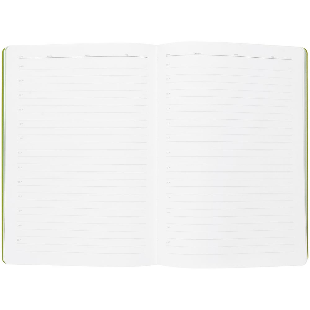 Ежедневник Flexpen, недатированный, серебристо-зеленый-6