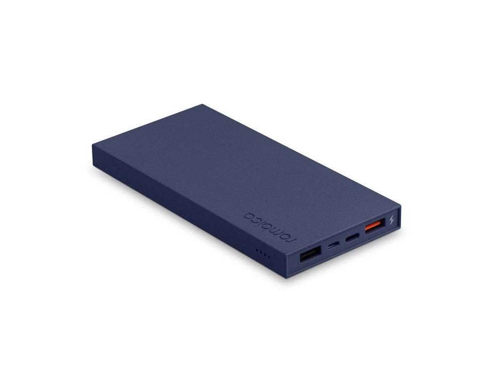 Внешний аккумулятор Rombica NEO ARIA Olive, 10000мАч, Soft-touch, PD, QCharge, Type-C, оливк/синий-1