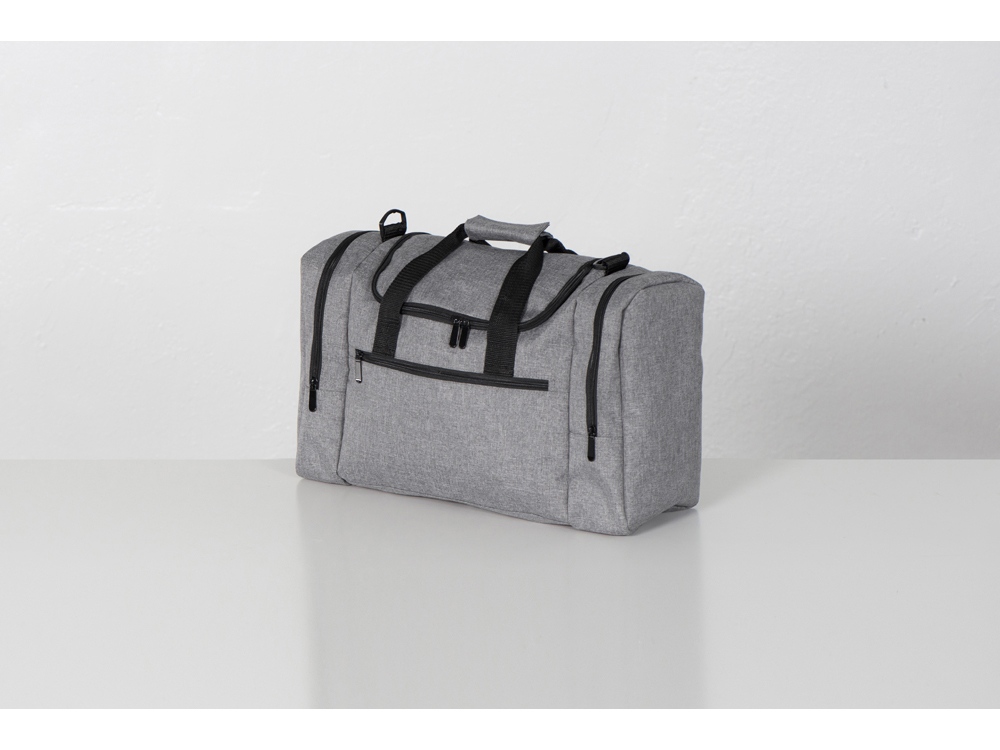 Сумка дорожная Route с двумя боковыми карманами, серый-6