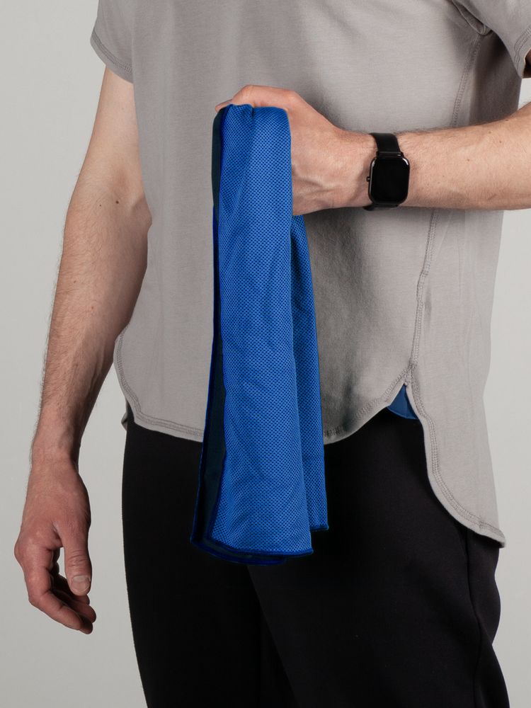 Охлаждающее полотенце Weddell, синее-5