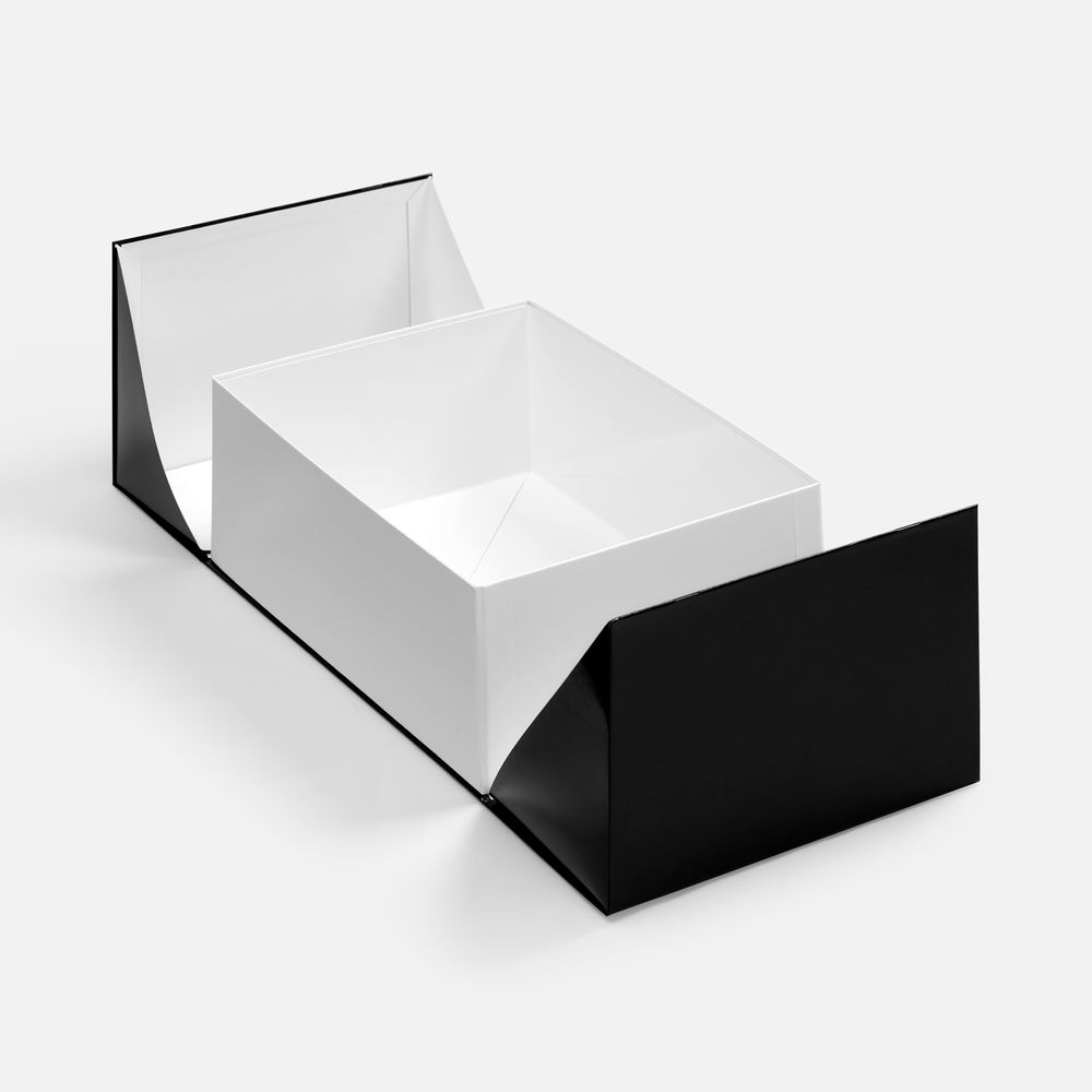 Коробка складная Foldream, M, черная-0