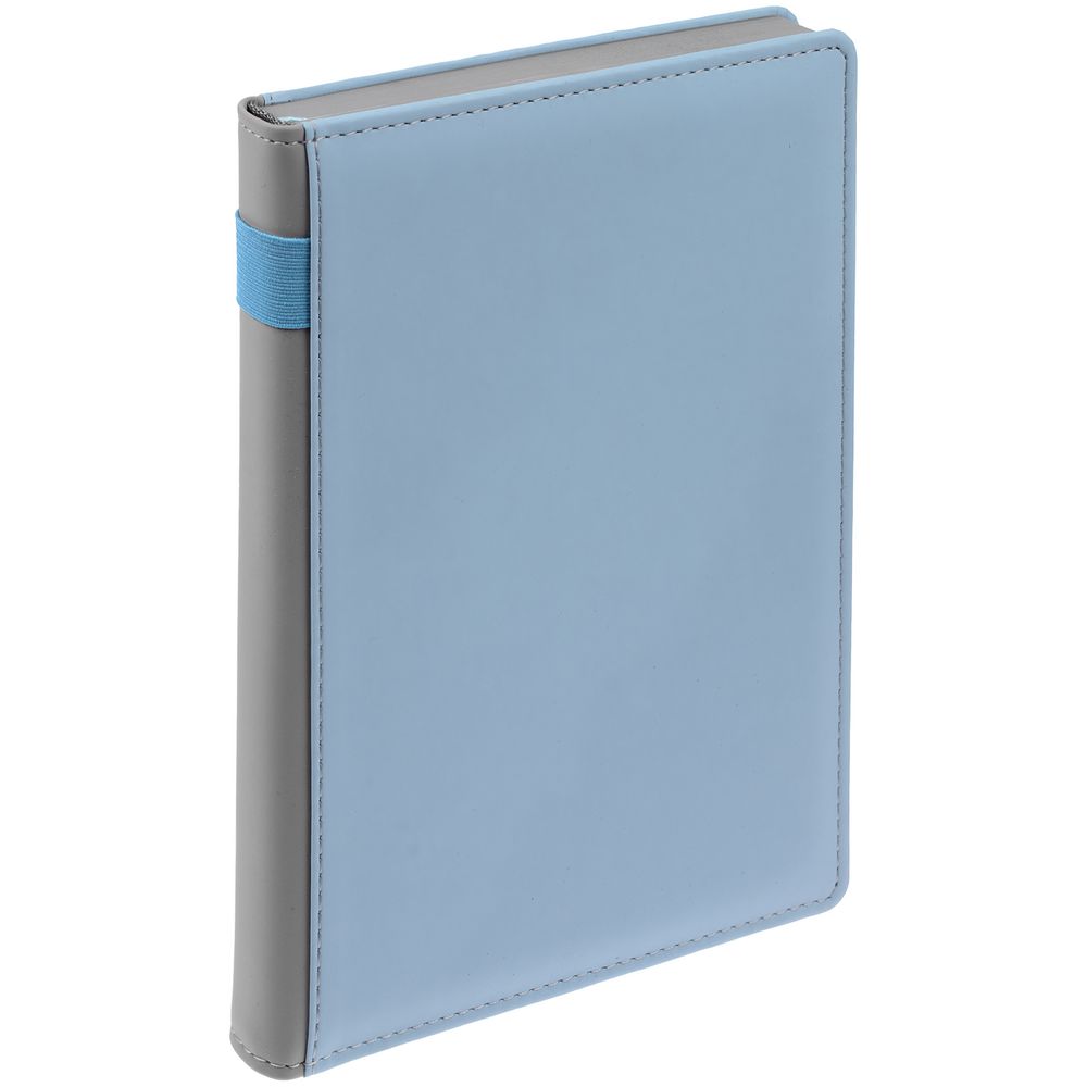 Ежедневник Spain Shall, недатированный, голубой с серым-0