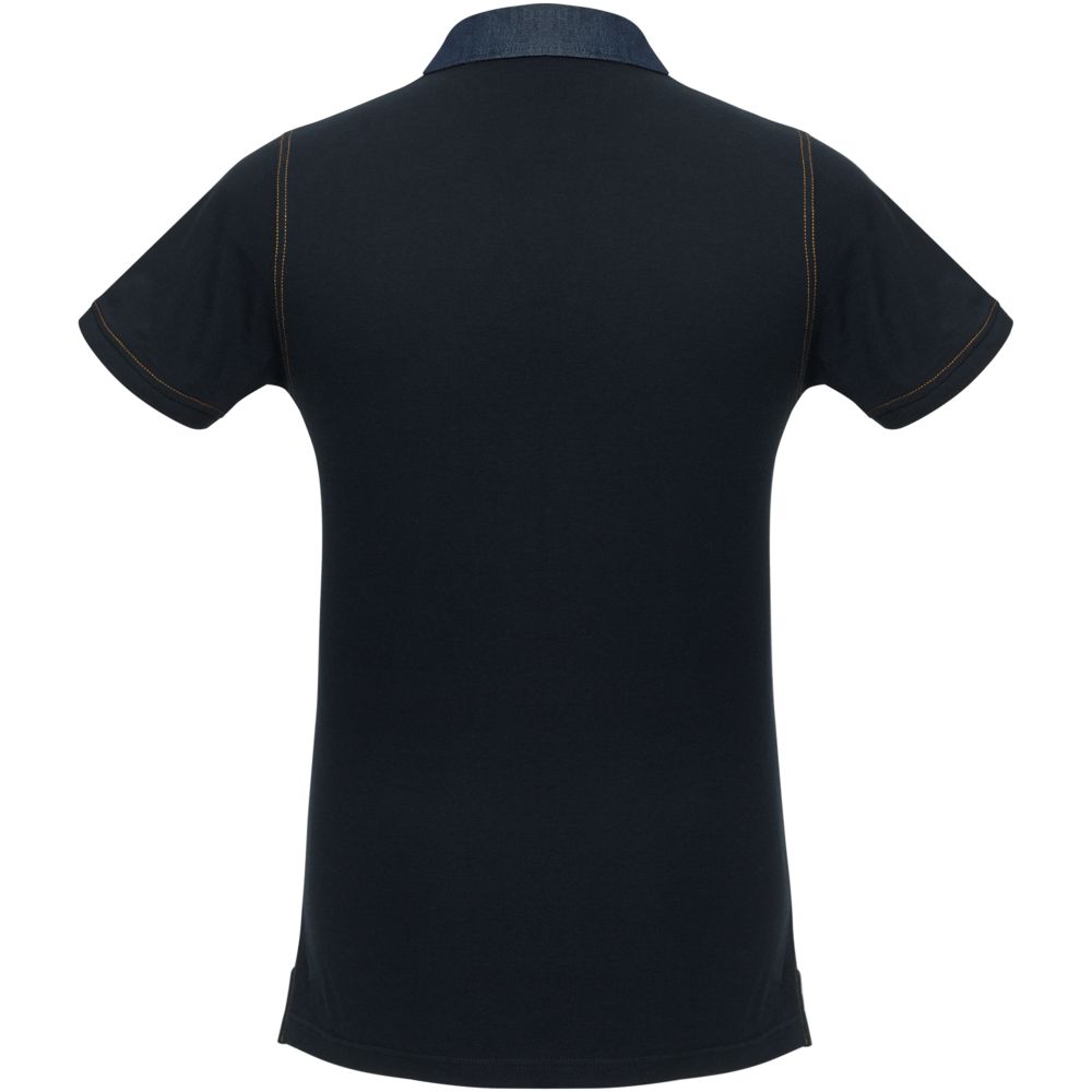 Рубашка поло мужская DNM Forward темно-синяя-2