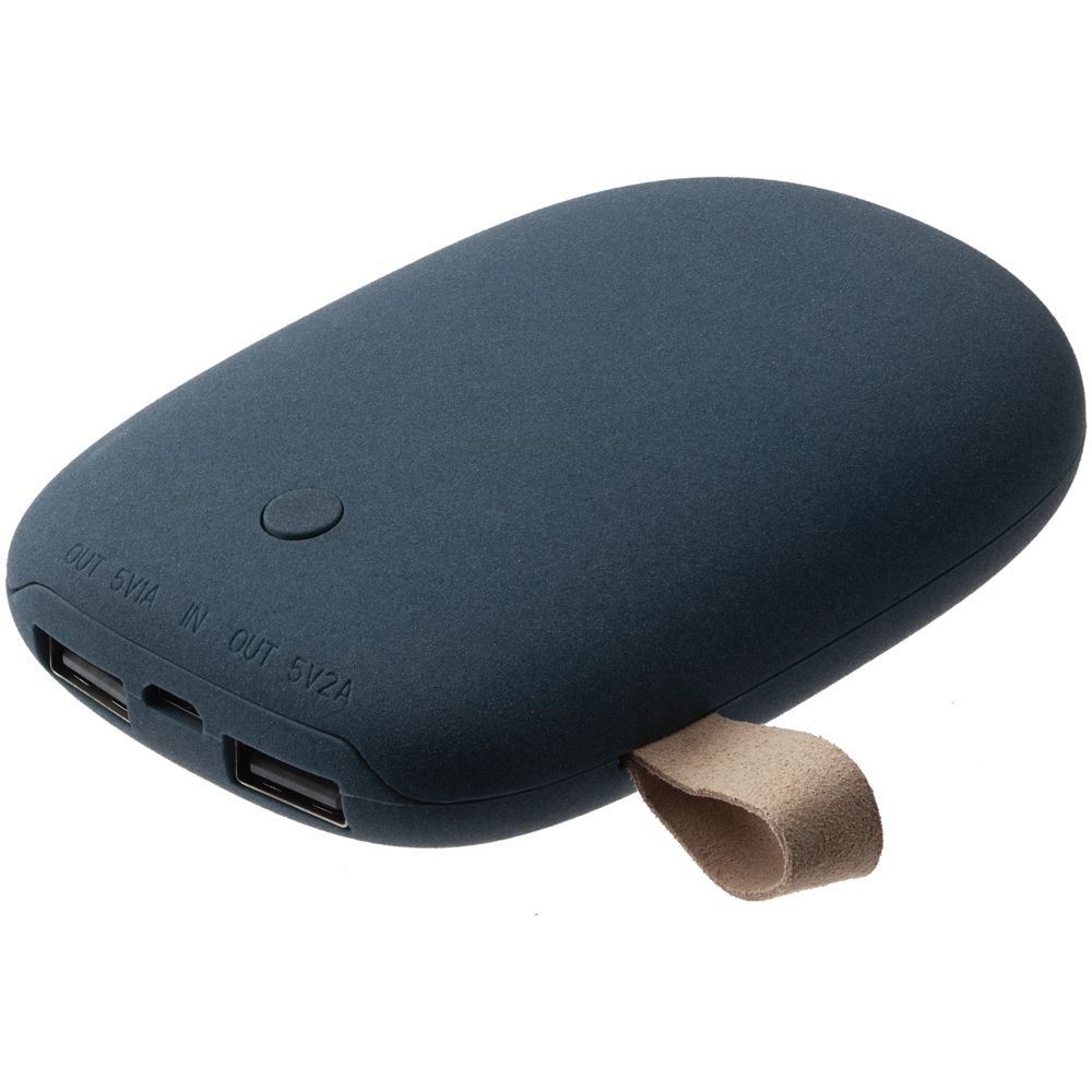 Внешний аккумулятор Pebble 7800 мАч, серо-синий-1