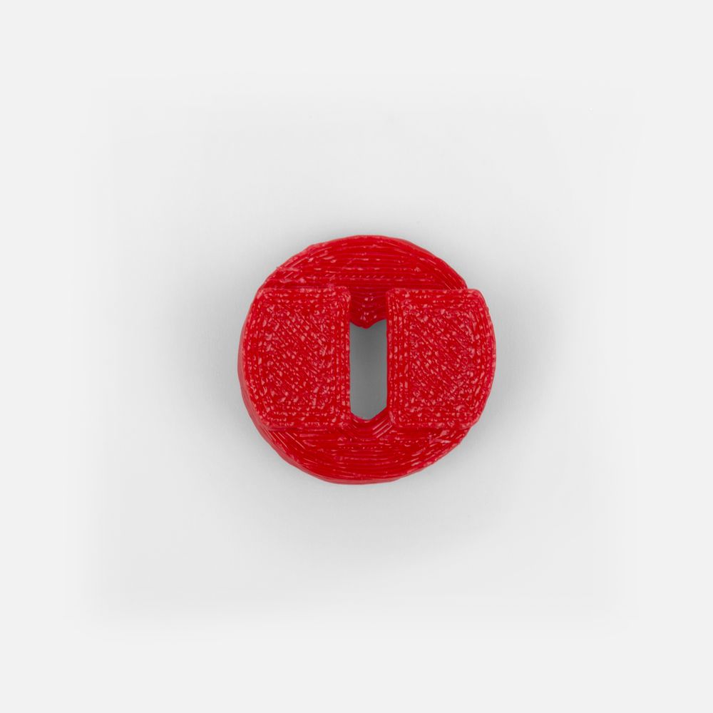 Шильдик на резинку Impreso, 3D-печать на заказ, сердце-1