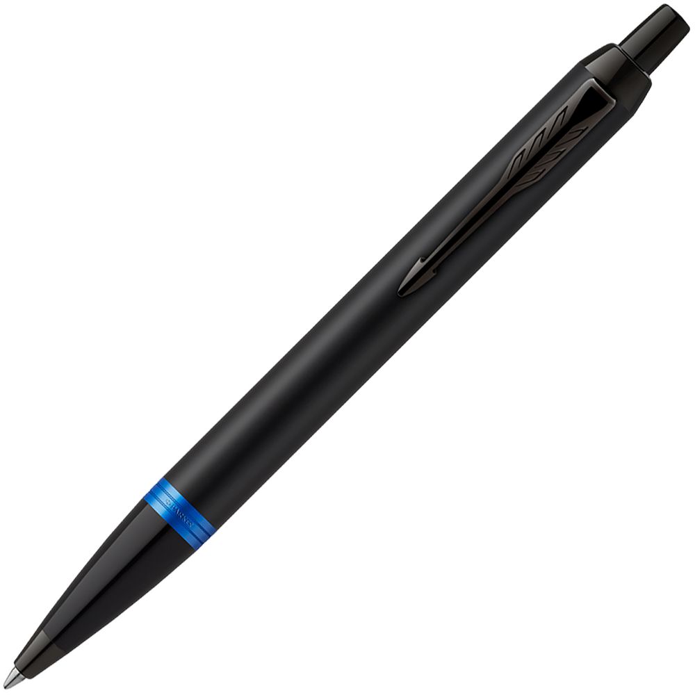 Ручка шариковая Parker IM Professionals Marine Blue BT, черная с синим-0