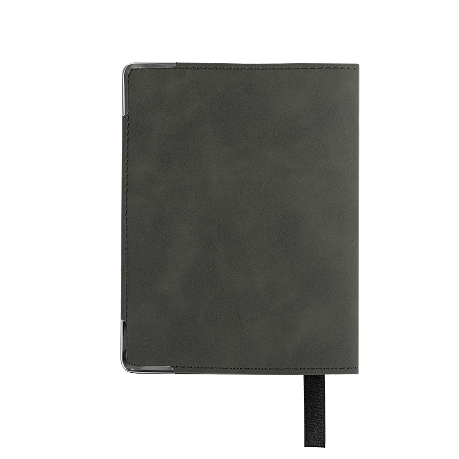 Обложка для паспорта Luma,темно-серая, темно-серый-1