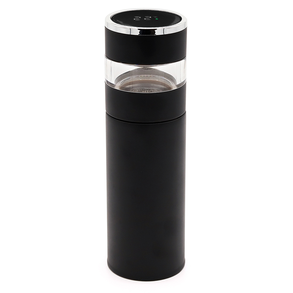 Термос Amber с инфьюзером и дисплеем, Черный-1