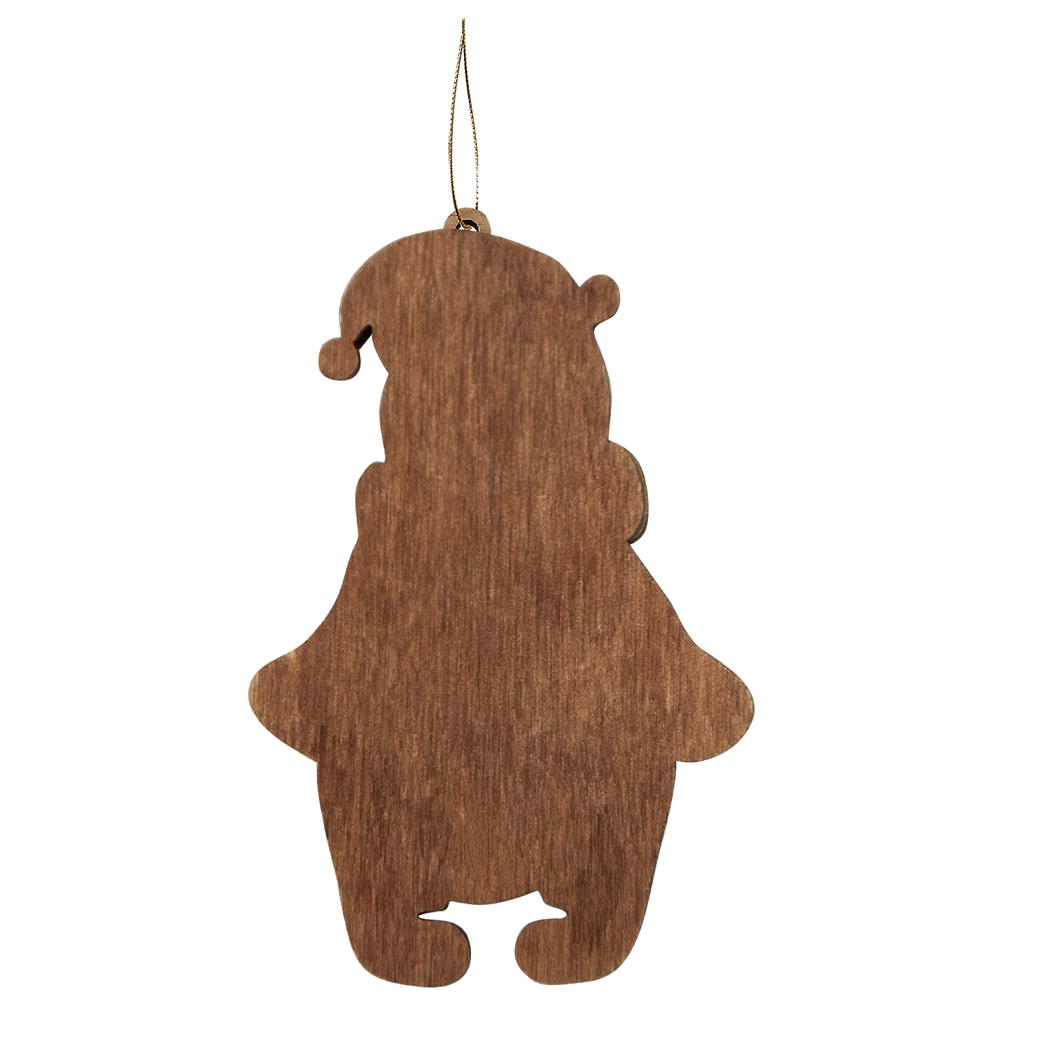 Ёлочная Игрушка Медвежонок (белый с красным)-1