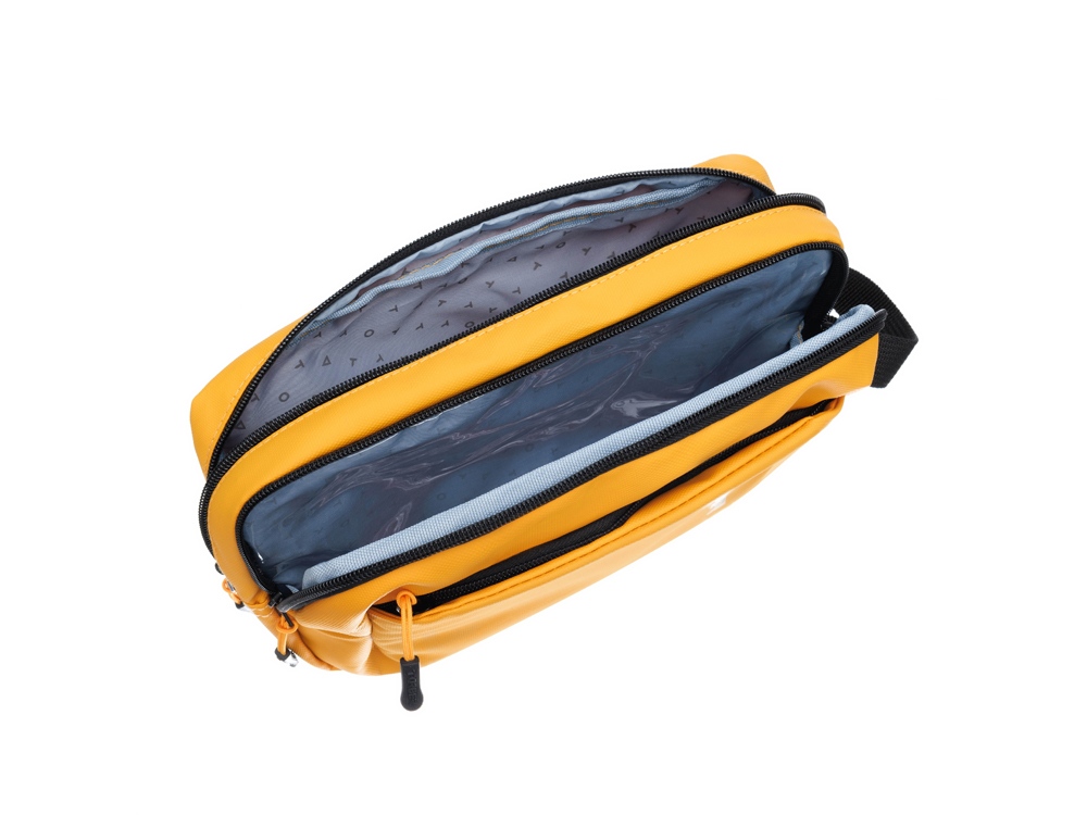 Несессер TORBER MOBI, желтый, полиэстер 900D с PU покрытием, 27 х 18 х 6 см-3