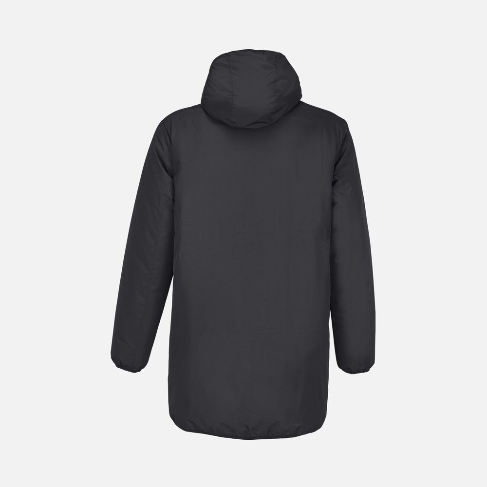 Куртка-парка унисекс Reverse, черная-2