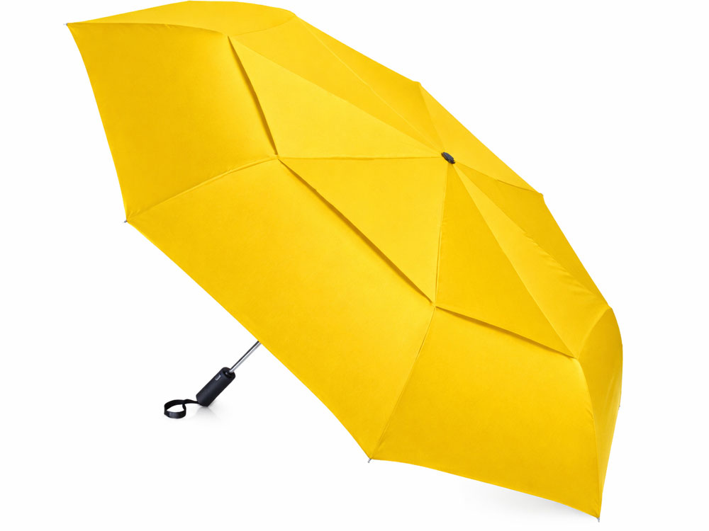Зонт-автомат складной Кэнопи, желтый-1