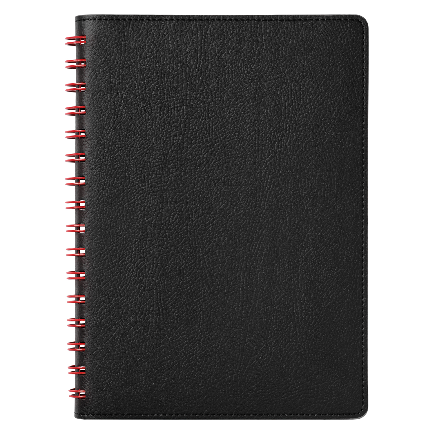 Ежедневник Vista недатированный, черный/красный-2