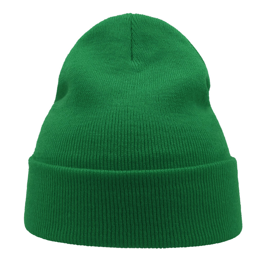 Шапка вязаная  двойная Wind-S , зелёный-6