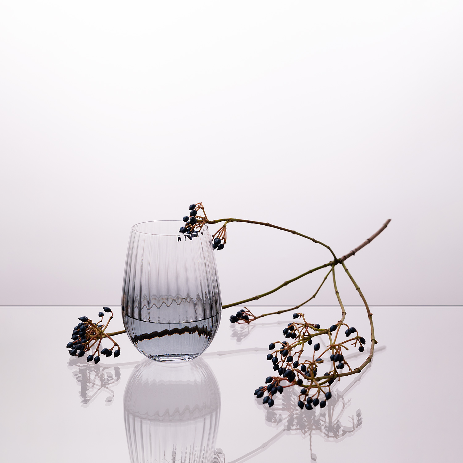 Стакан для воды Мансера (Mancera), градиент серый-3