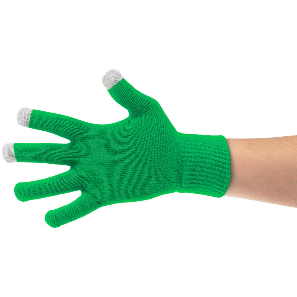 Перчатки сенсорные Urban Flow, зеленые-2