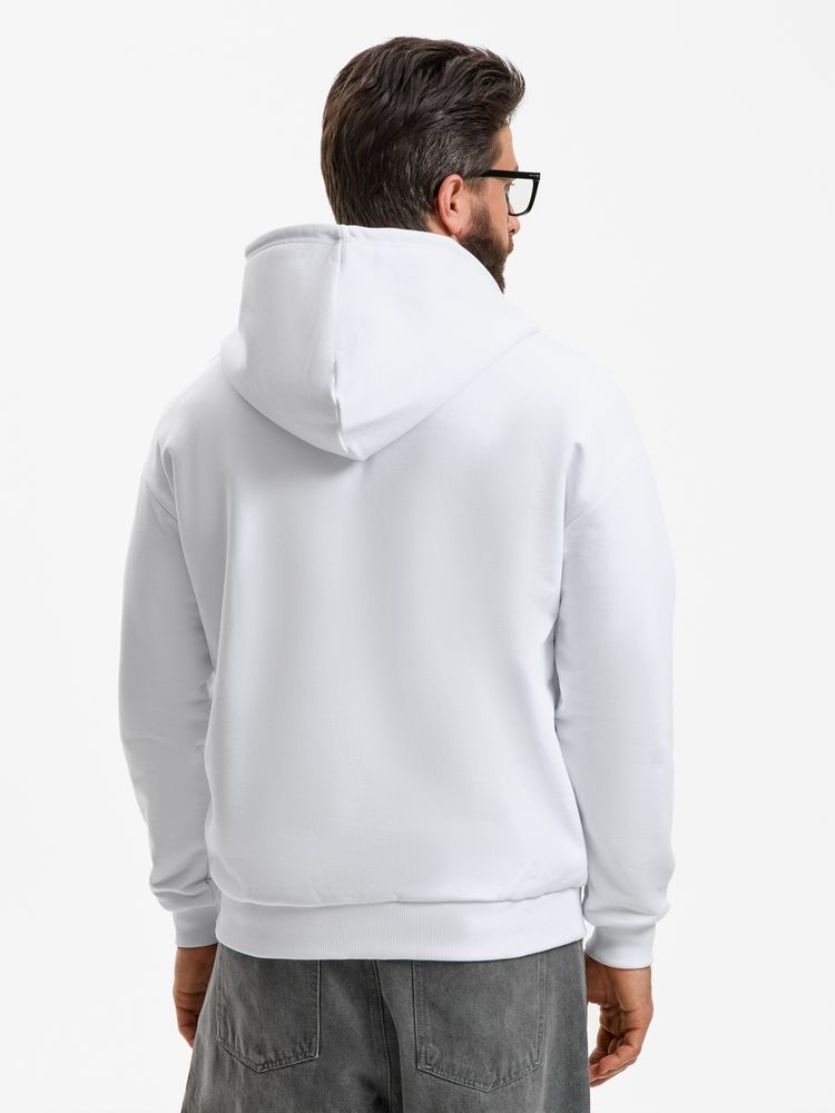 Толстовка унисекс оверсайз Sartoro, белая-4