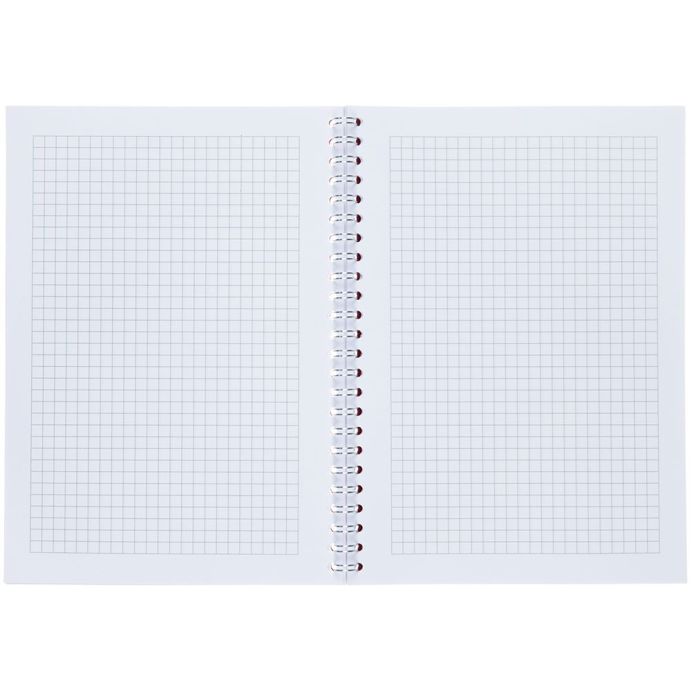 Блокнот Salvador в клетку, красный-3