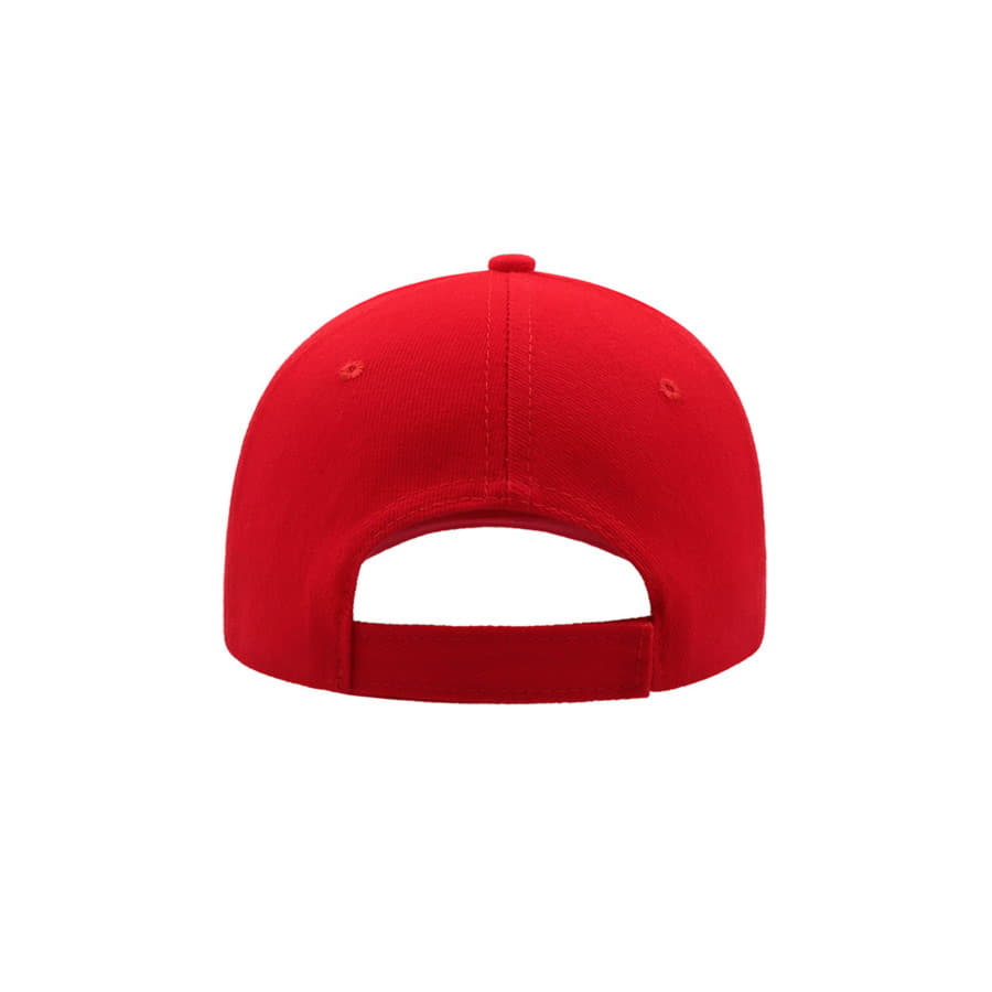 Бейсболка LIBERTY SIX, 6 клиньев, застежка на липучке, красный-5