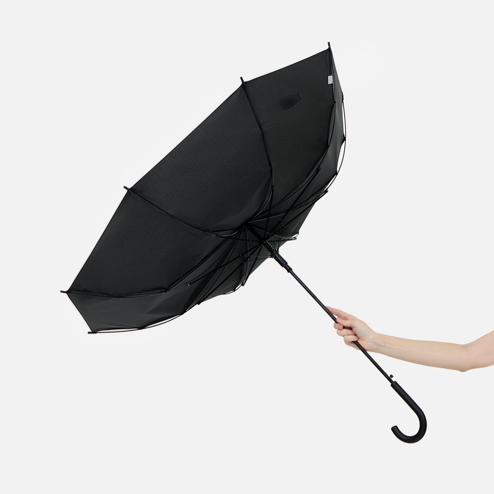Зонт-трость Jolly Brolly, черный-4