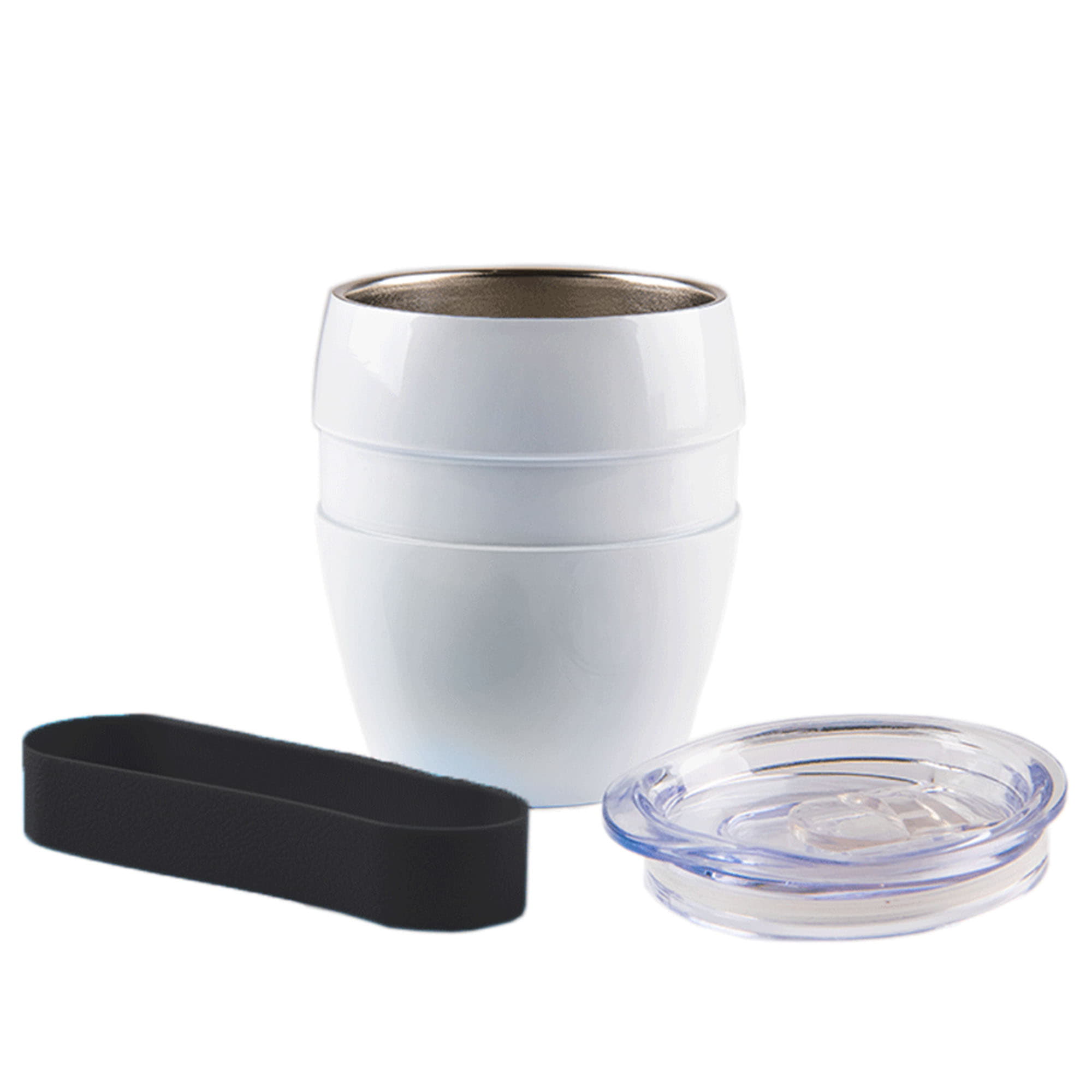 Термокружка LINE, белый, черный-7