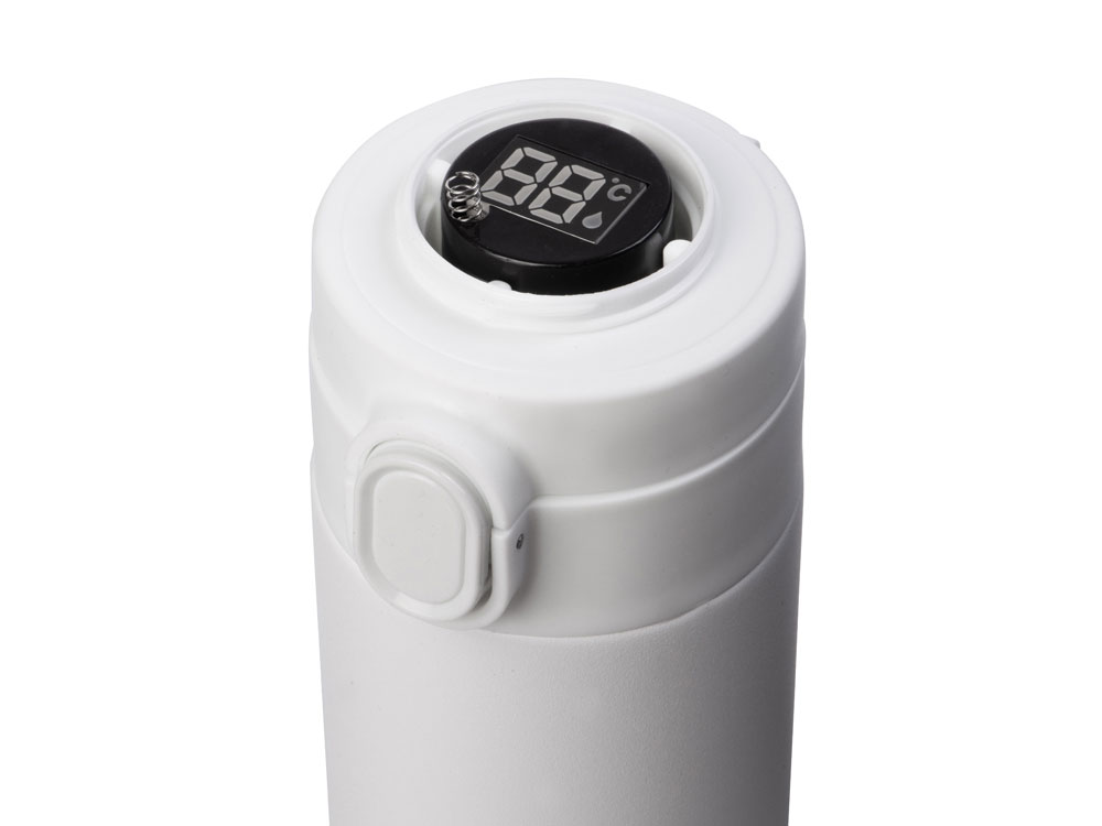 Вакуумная термокружка Waterline с медной изоляцией Bravo, 400 мл, тубус, белый-6