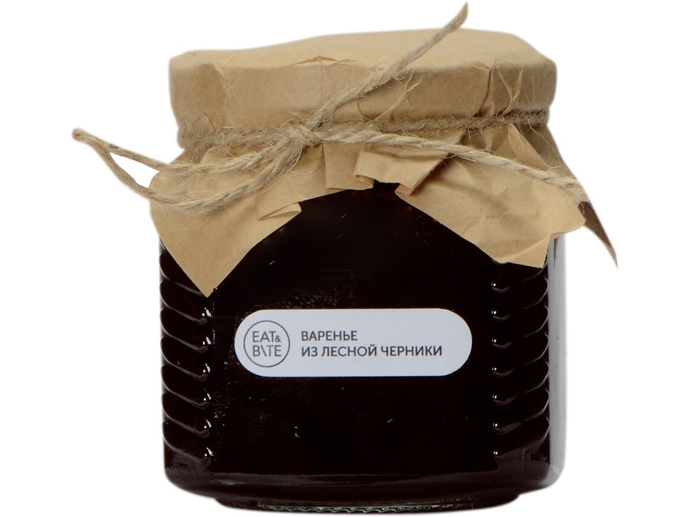 Варенье из лесной черники (квадратная банка), 325г-2