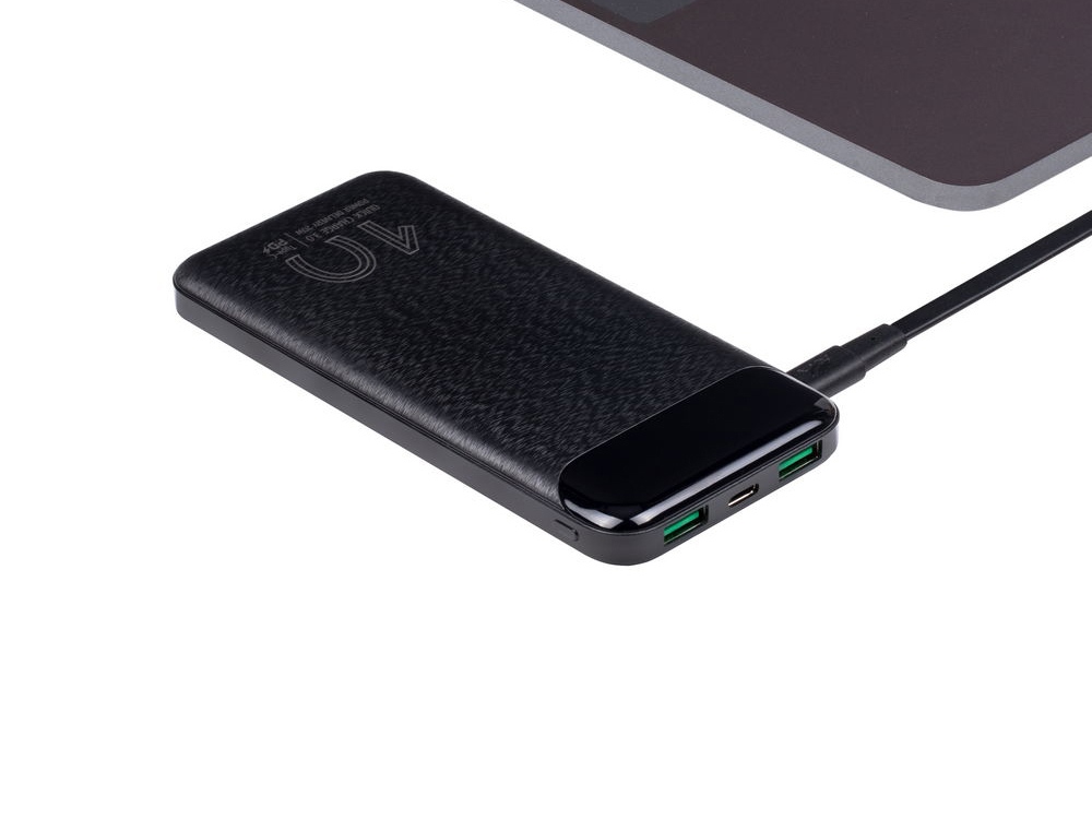 VA2540 (10 000mAh), QC/PD 20W внешний аккумулятор с дисплеем, черный-10