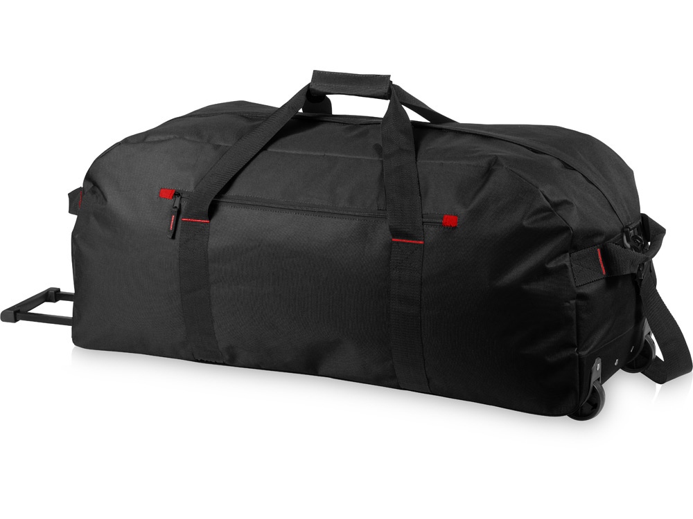 Сумка дорожная на роликах Vancouver, черный-0