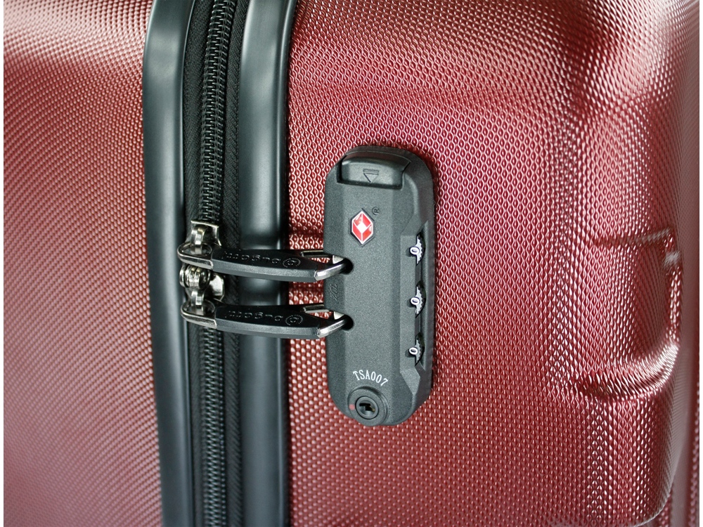 Чемодан BUGATTI Galatea, красный, поликарбонат / АБС-пластик, 46х27,5х67 см, 65 л-5