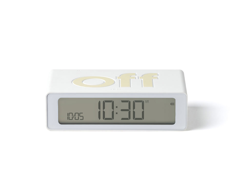 Часы настольные Flip Mini, белый-3