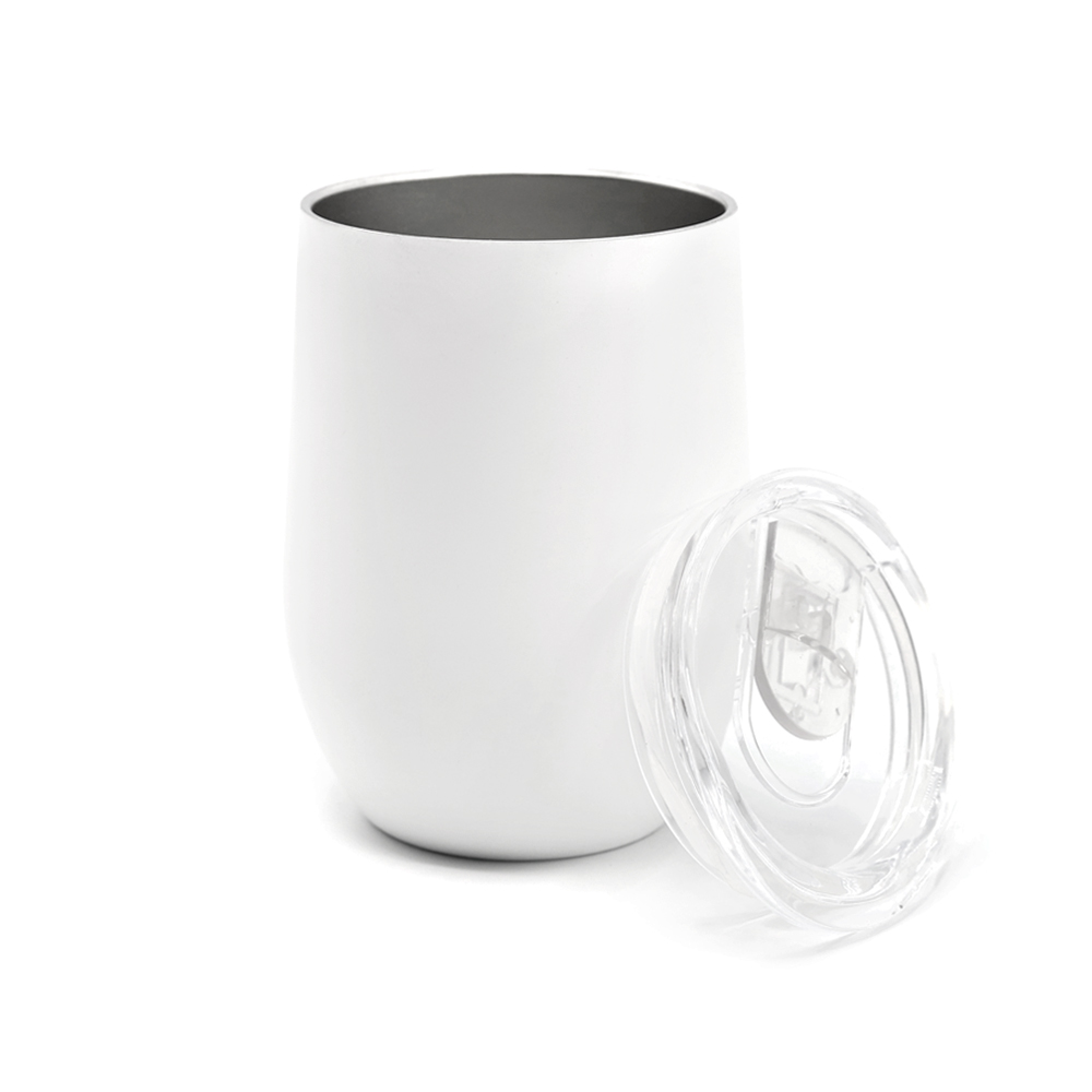 Термокружка с двойной стенкой SOFTO софт-тач, Белый-1