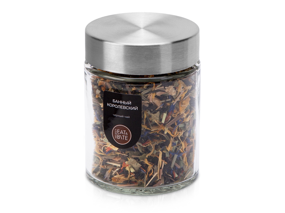 Чай черный, серия Essence,  банный королевский, стеклянная банка-0