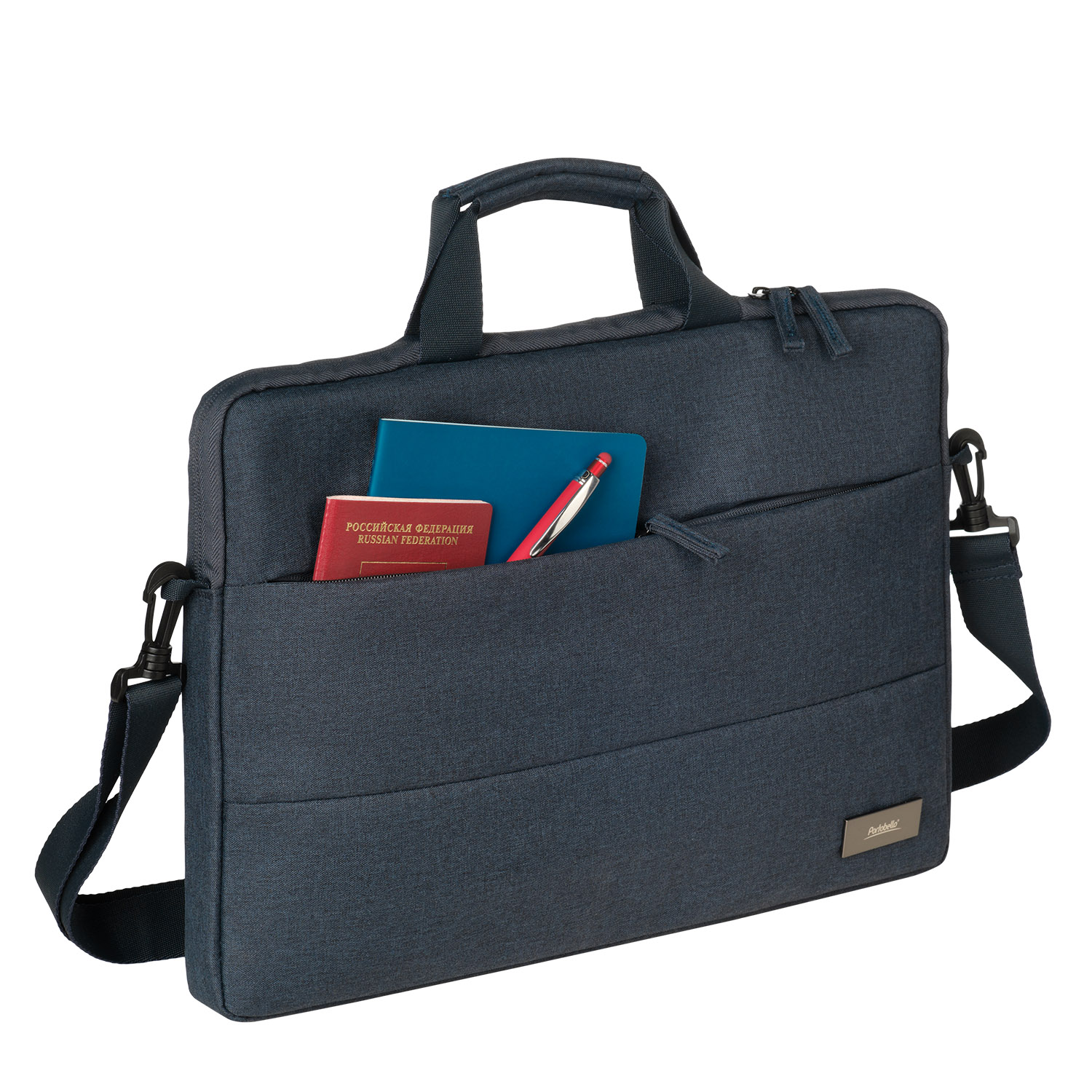 Сумка для ноутбука Фабио (Fabio), синий-3